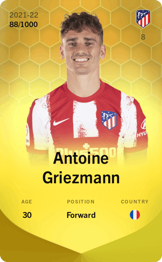 Limited-griezmann-card-sorare